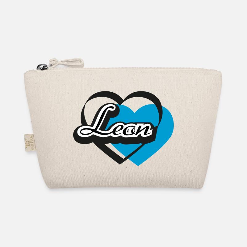 Name Leon Herz Bio-Täschchen