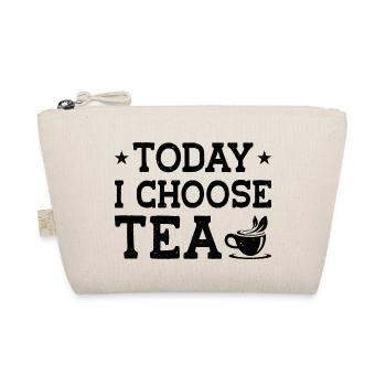 Today I Choose Tea Tea Lover Drinking Tea Cup Of T - Bio-Täschchen - Natur - Vorne