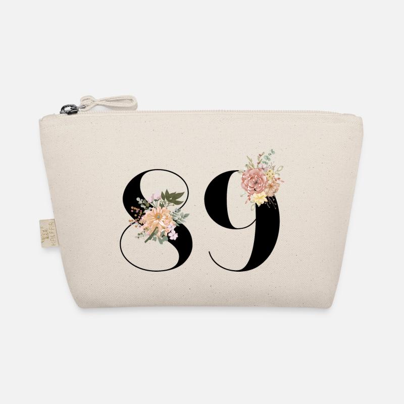 89e anniversaire fleuris (Cadeau de 89 ans) Trousse biologique