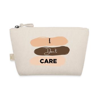 I don´t care - Bio-Täschchen - Natur - Vorne