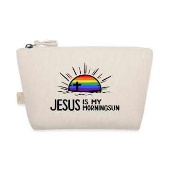 jesus christus regenbogen jesusfreak heilsarmee - Bio-Täschchen - Natur - Vorne