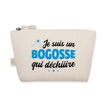 bogosse qui déchire / humour beau-gosse - Trousse biologique - nature - Devant