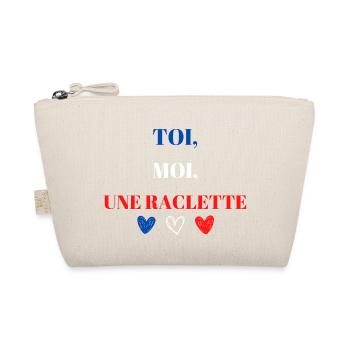 Tee-shirt raclette | Cadeau de noël original - Trousse biologique - nature - Devant