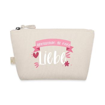 Klettern Alpinklettern Liebe Berge Geschenk - Bio-Täschchen - Natur - Vorne