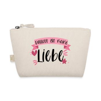 Ballett tanzen Ballerina Tänzerin Geschenk - Bio-Täschchen - Natur - Vorne
