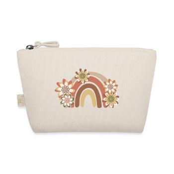 Regenbogen Boho, Bohême - Bio-Täschchen - Natur - Vorne