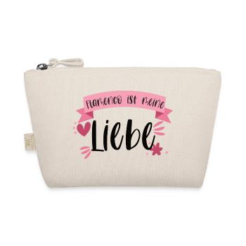 Flamenco ist meine Liebe Geschenk - Bio-Täschchen - Natur - Vorne