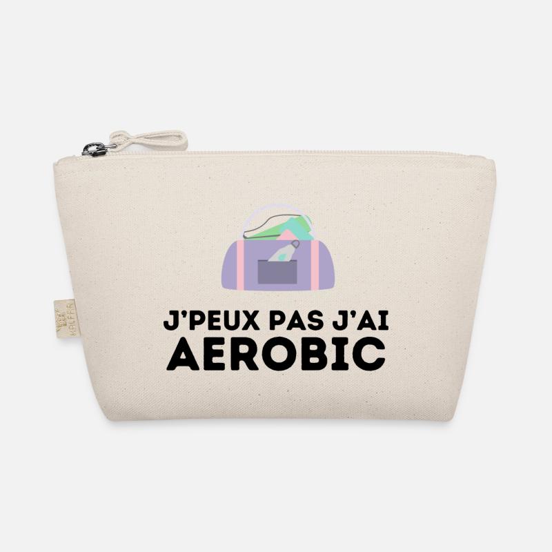 j'peux pas j'ai aerobic tshirt pull humour - Trousse biologique - nature