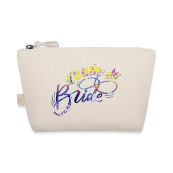 Braut Braut Hochzeit Junggesellenabschied Brautjungfernabschied - Bio-Täschchen - Natur - Vorne