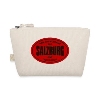 Salzburg Vintage Stempelrot - Bio-Täschchen - Natur - Vorne