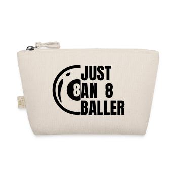Only one 8-ball player - Organic Pouch - nature - Front