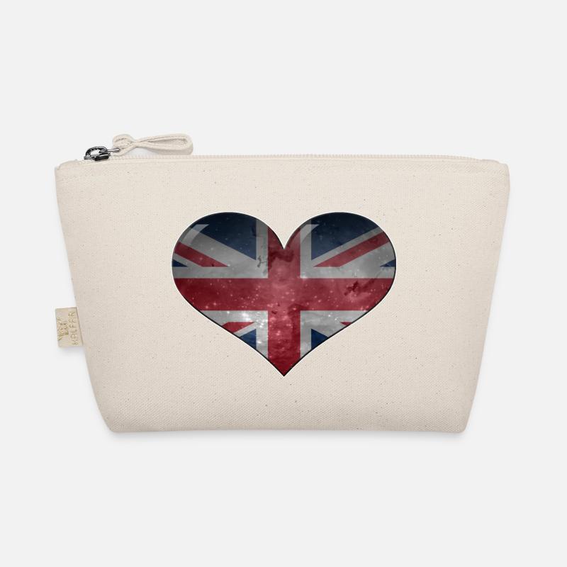 Groẞbritannien-Herz Bio-Täschchen