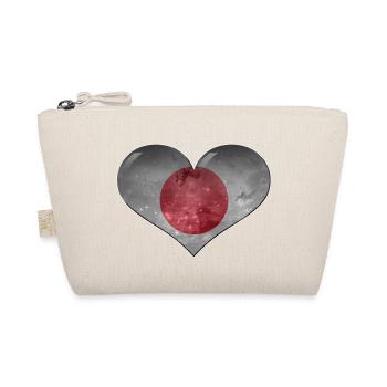 Japan Heart - Organic Pouch - nature - Front