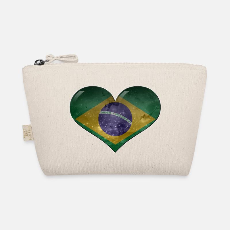 Brasilien-Herz Bio-Täschchen