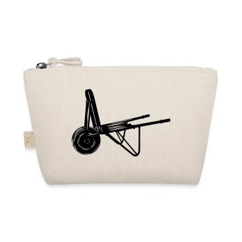 Stratemaker stone wheelbarrow logo - Organic Pouch - nature - Front