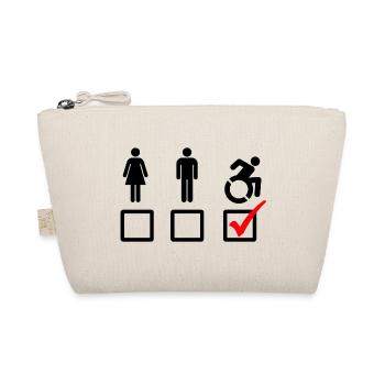 Cette personne en fauteuil roulant convient* - Trousse biologique - nature - Devant