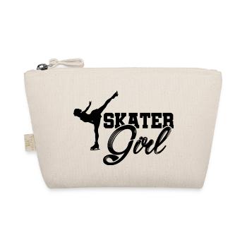 Skate Girl Graphic Ice Skating Figure Skater Ice S - Bio-Täschchen - Natur - Vorne