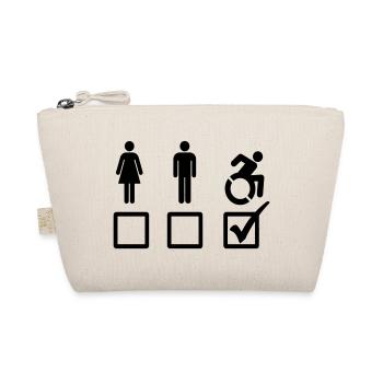 Tous les utilisateurs de fauteuils roulants sont adaptés* - Trousse biologique - nature - Devant