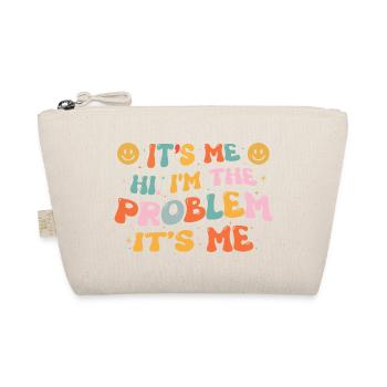 Colorful Design with Funny Phrase - Organic Pouch - nature - Front