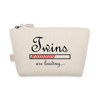 Pregnancy Baby shower Babyshower Boy Girl - Organic Pouch - nature - Front