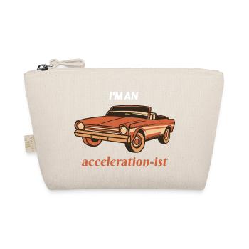 I'm An Acceleration-ist Retro Car Lover Present - Bio-Täschchen - Natur - Vorne