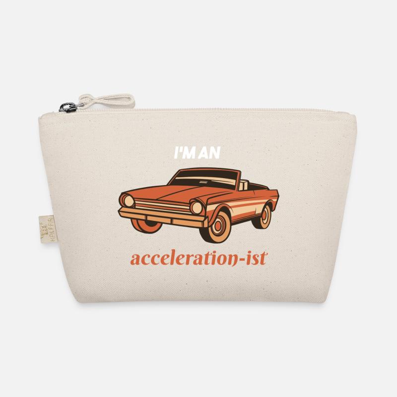 I'm An Acceleration-is Retro Car Lover Present Organic Pouch