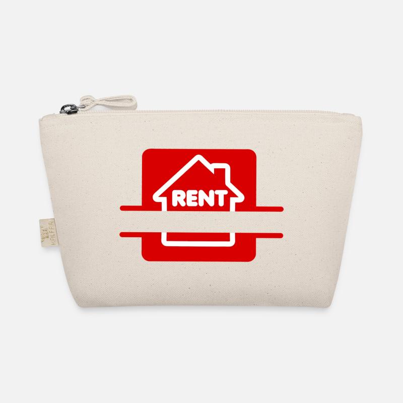 Haus zu vermieten rot Bio-Täschchen