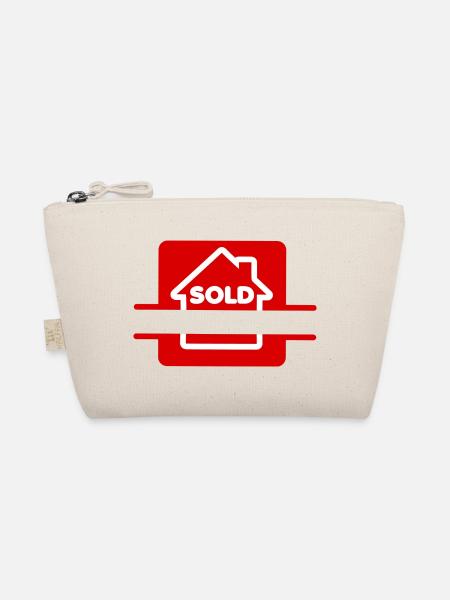 House sold red sign - Organic Pouch - nature - Front