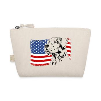 Dogo Argentino Amérique Flag Chiens Chien Wilsigns - Trousse biologique - nature - Devant