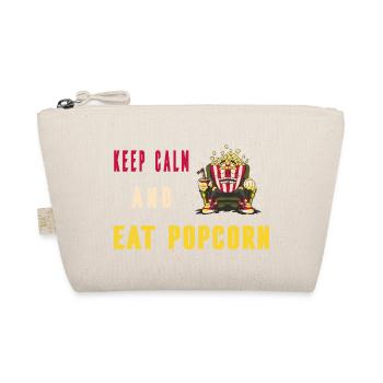 Stay calm and eat popcorn - Organic Pouch - nature - Front