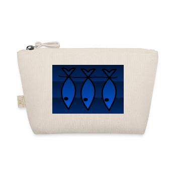 SARDINE. FISH. APRIL FOOL. EASTER. SEA - Organic Pouch - nature - Front