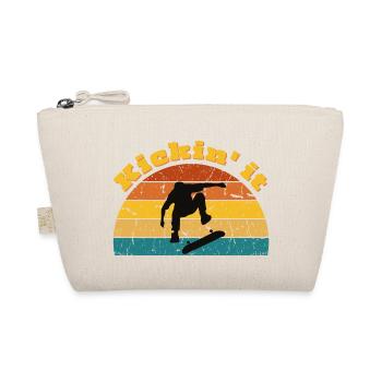 Skateboard Skateboarding Retro Sunset - Trousse biologique - nature - Devant