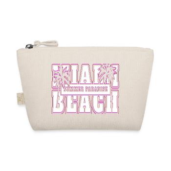 Neon Anime Retro Vintage Cool Pink NGE - Bio-Täschchen - Natur - Vorne