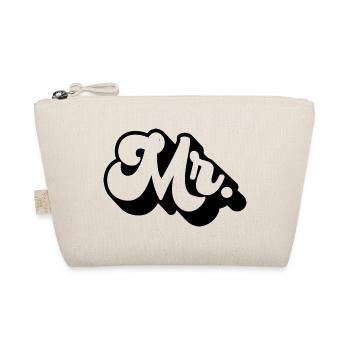 Mr. Matching Couple Engagement Wedding Honeymoon - Organic Pouch - nature - Front
