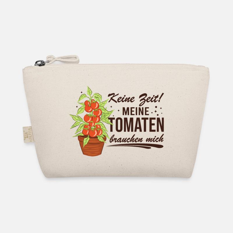 Keine Zeit Meine Tomaten Brauchen Mich - Bio-Täschchen - Natur