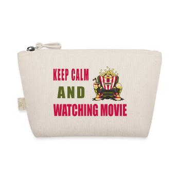 Keep calm and watching movie - Organic Pouch - nature - Front