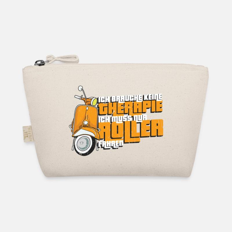 Retro Roller Therapie Motorroller Scooter Geschenk Bio-Täschchen