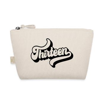 Treize 13e anniversaire garçons filles 13 ans - Trousse biologique - nature - Devant