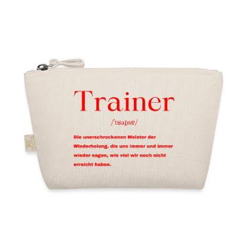 Trainer Definition - Bio-Täschchen - Natur - Vorne