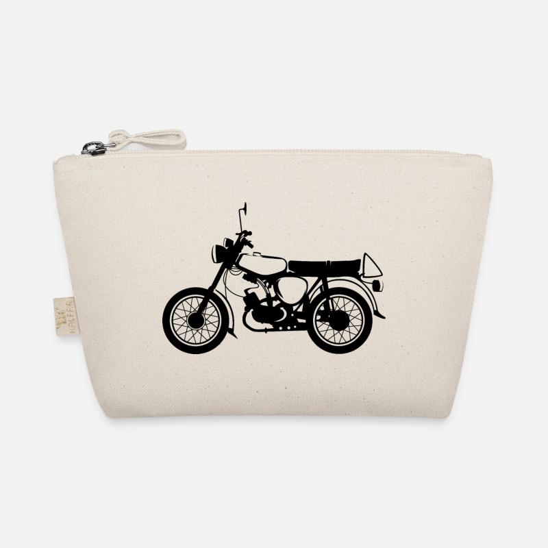 simme s50 Klassiker Moped DDR Osten Symbol icon - Bio-Täschchen - Natur
