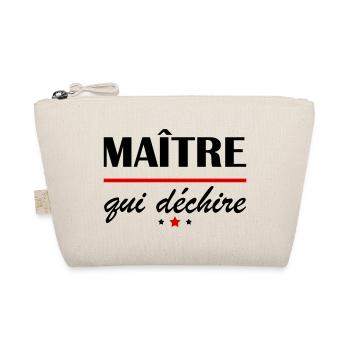 Maître qui déchire, cadeau de fin d'année scolaire - Trousse biologique - nature - Devant