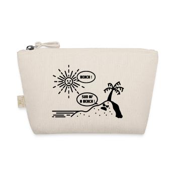 BEACH ! SUN OF A BEACH !(plage, été, vacances)flex - Trousse biologique - nature - Devant