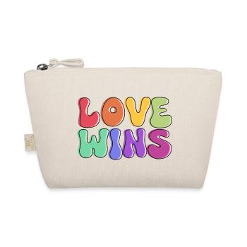 Love Wins - Bio-Täschchen - Natur - Vorne