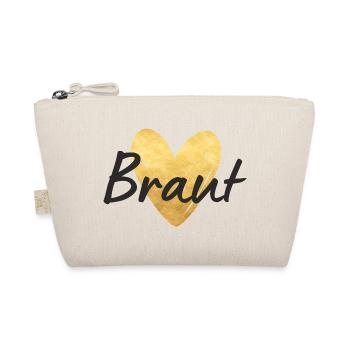 Braut Jungesellinnenabschied - Bio-Täschchen - Natur - Vorne