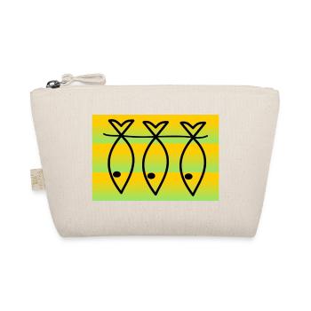SARDINE. FISH. APRIL FOOL. EASTER. SEA - Organic Pouch - nature - Front