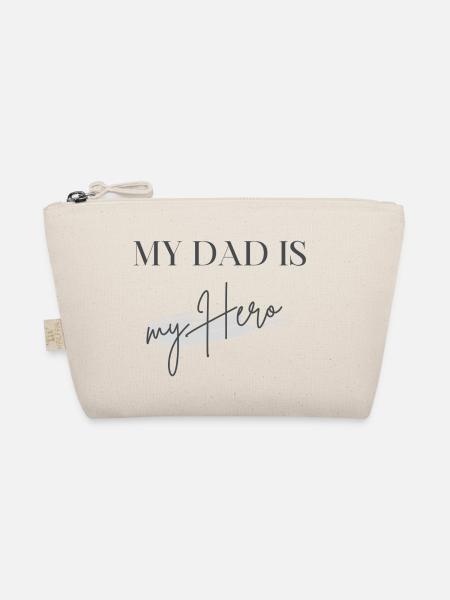 My Dad is my Hero - Bio-Täschchen - Natur