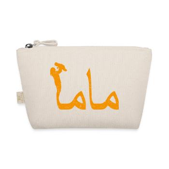 Mama Arabic Calligraphy Mother's Day Gift - Organic Pouch - nature - Front