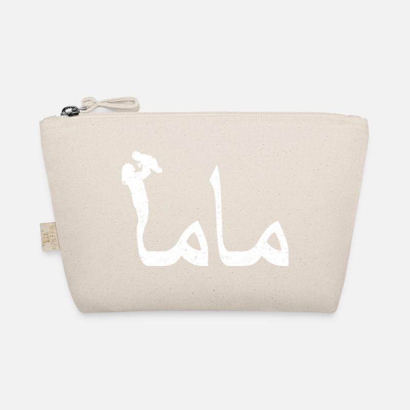 Muttertagsgeschenk mit arabischer Kalligraphie für Bio-Täschchen