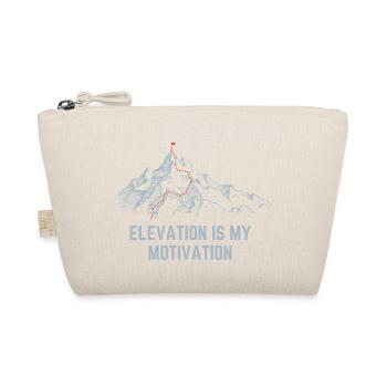 Elevation is my motivation - Organic Pouch - nature - Front