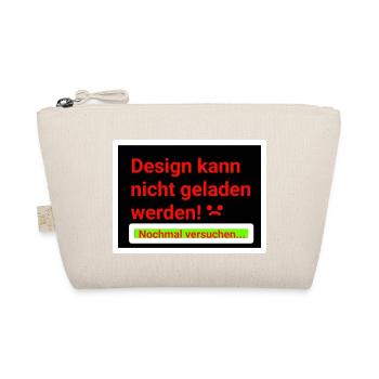 Lustiger Spruch!!! - Bio-Täschchen - Natur - Vorne
